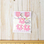 Iron adhesive emblem pink mini pink - nomura tailor