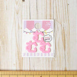 Iron adhesive emblem pink mini pink - nomura tailor