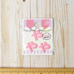 Iron adhesive emblem pink mini pink - nomura tailor