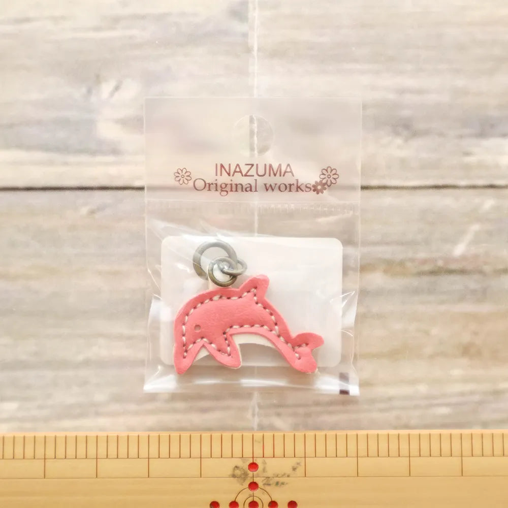 Charm Zipper Pull - Dolphin Pink - nomura tailor