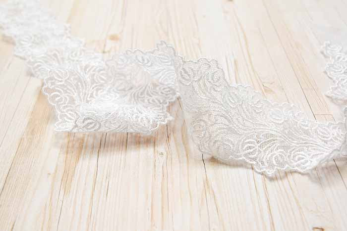 Tulle lace approximately 4.0cm width 1 - nomura tailor