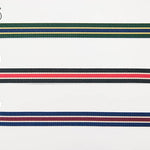 DARIN Striped Glog Run Ribbon 1.5cm width - nomura tailor