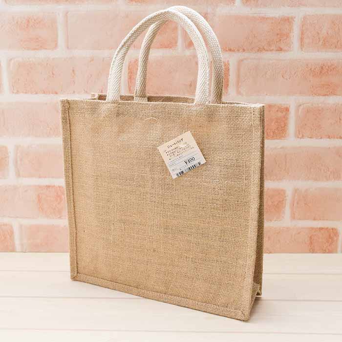 Jute Square Tote M size - nomura tailor