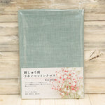 Linen Cotton Cloth for Embroidery - Ice Blue - nomura tailor