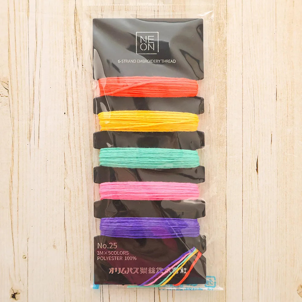 NEON Embroidery Thread Set - Night Market - nomura tailor