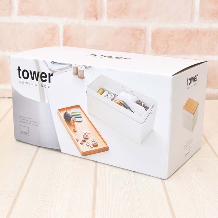 TOWER Sewing Box White - nomura tailor