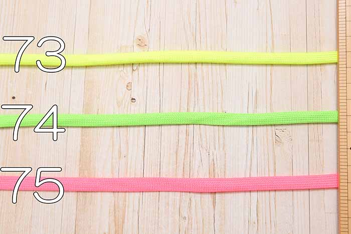 Polyester code neon color about 8mm width - nomura tailor