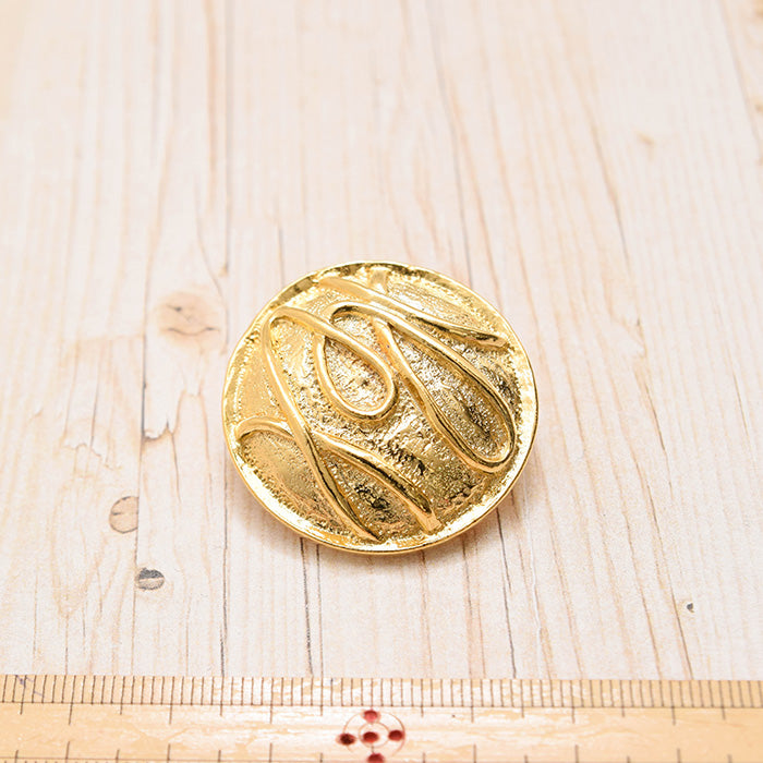 Metal art button 35mm - nomura tailor