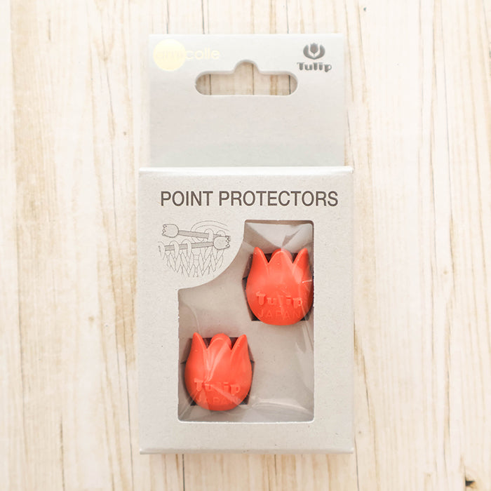 Tulip Knitting Needle Cap (Large) for Sizes 6–15 Orange - nomura tailor