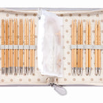 Tulip CarryC Long Thin size Fine Interchangeable Bamboo Knitting Needle Set - nomura tailor