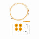 Tulip CarryC Long Thin size Fine Interchangeable Bamboo Knitting Needle Set - nomura tailor
