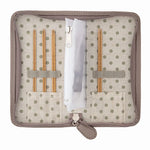 Tulip CarryC Thin size Long Fine Interchangeable Bamboo Knitting Needle Set - nomura tailor