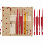 Tulip ETIMO Red Crochet Hook Set with Cushion Grip - nomura tailor