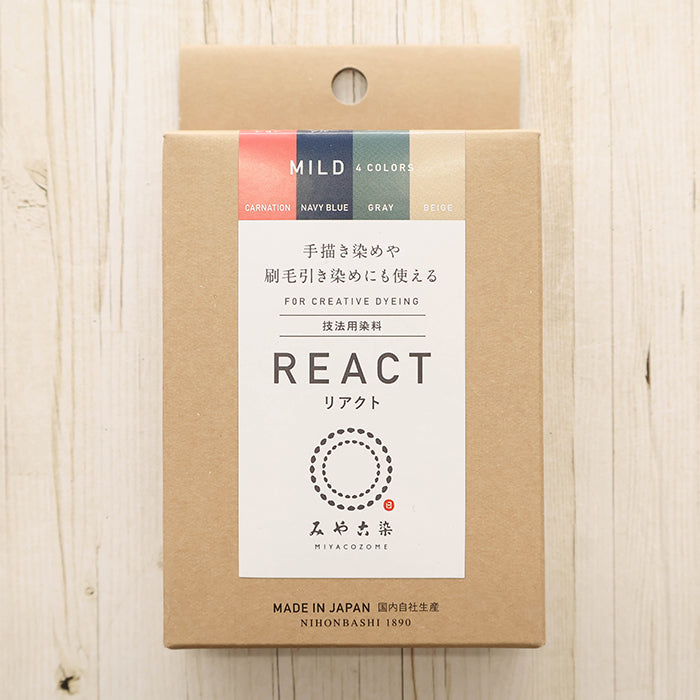 Miyako-zome Technique Dye React 4COLORS MILD - nomura tailor