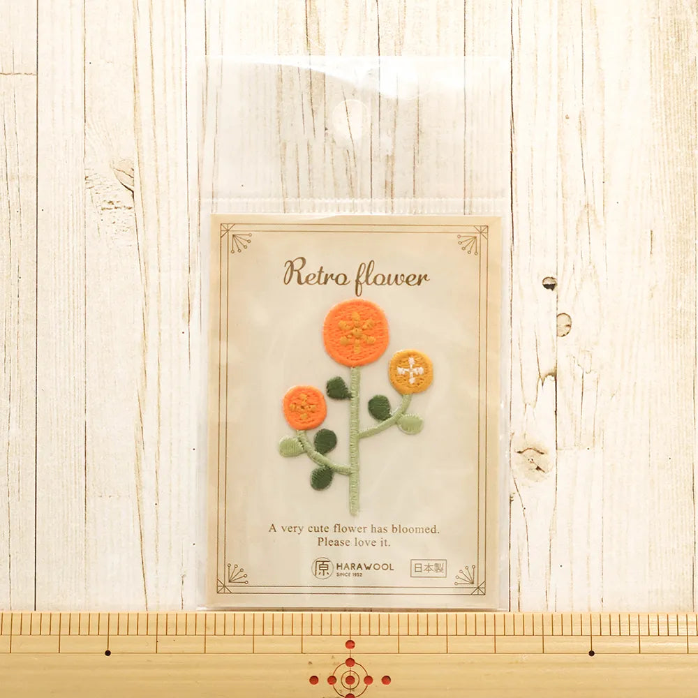 2-Way Patch - Retro Flower - Marigold - nomura tailor