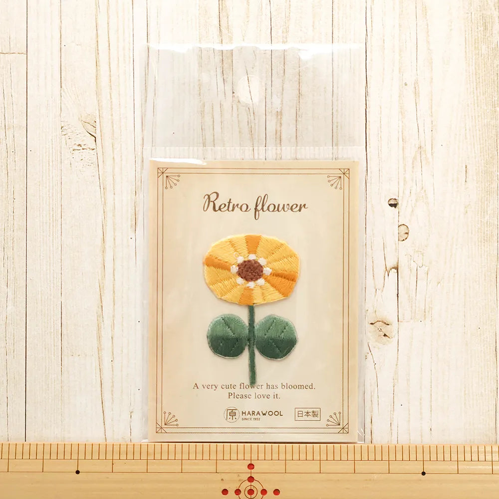 2-Way Patch - Retro Flower - Poppy - nomura tailor
