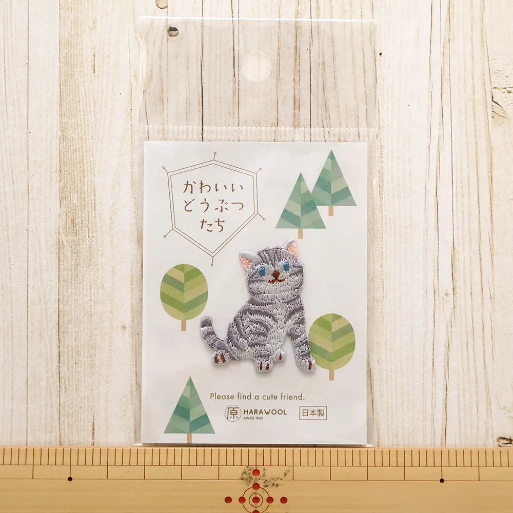 2-Way Patch Cute Animals - Cat 1 - nomura tailor