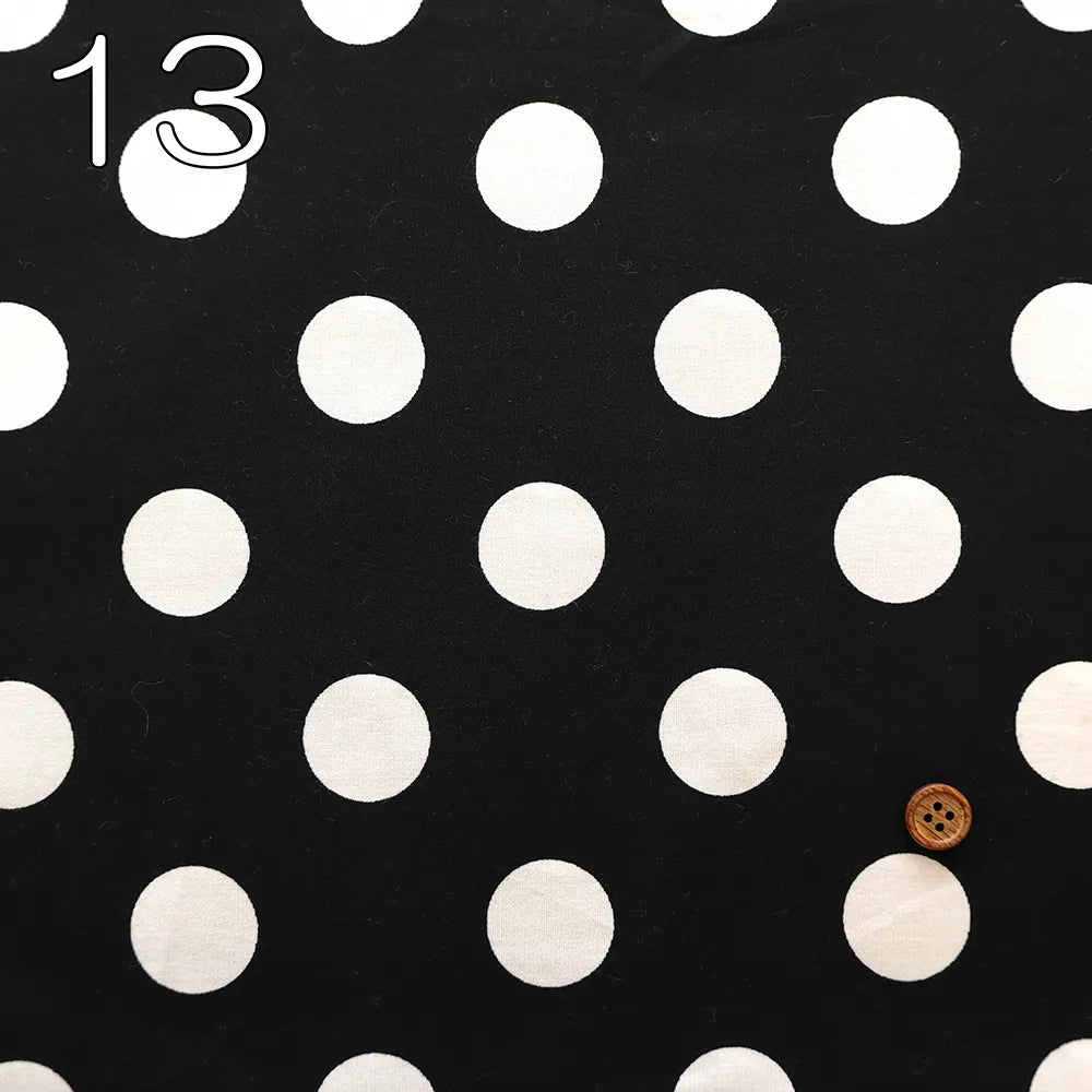 Cotton Broad Printed Fabric - Dot - nomura tailor