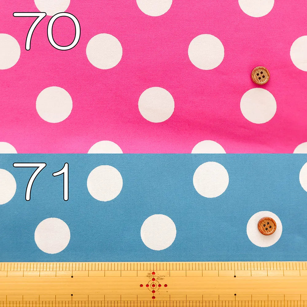 Cotton Broad Printed Fabric - Dot - nomura tailor