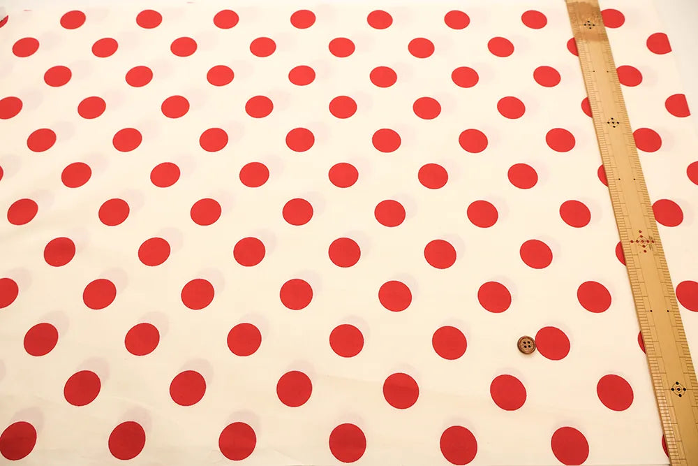 Cotton Broad Printed Fabric - Dot - nomura tailor
