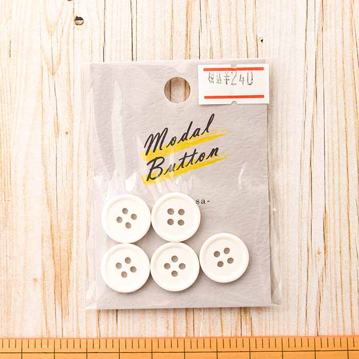 4 holes polyester button 15mm - nomura tailor