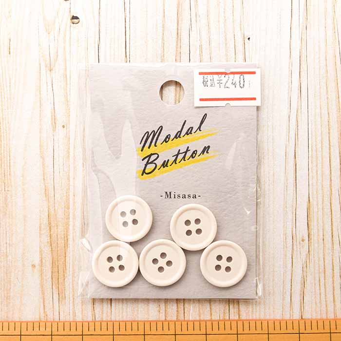 4 holes polyester button 15mm 1 - nomura tailor