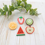 Cut fruit print button - nomura tailor