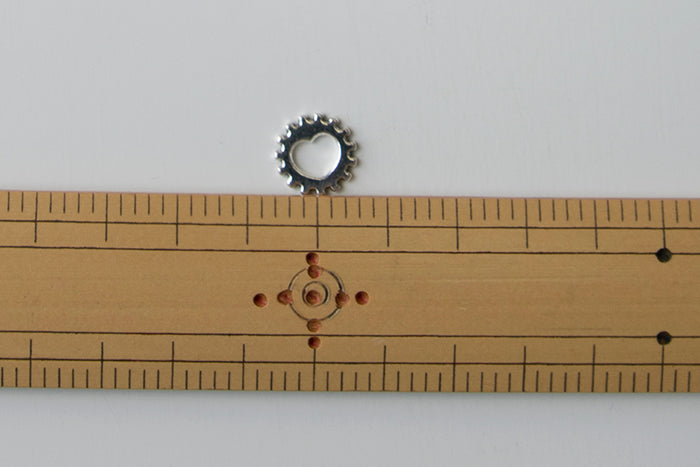 Steam Punk 12mm Heart Gear - nomura tailor