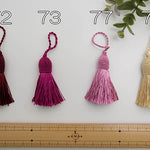 Tassel Pom Pom Solid Color - nomura tailor