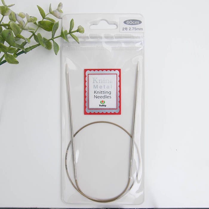 Nina Metal Nitting Needle 60cm - nomura tailor