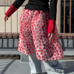 Polyester Organza Printed Fabric — Heart Pattern - nomura tailor