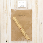 Bamboo Ruler – Narrow 10cm, Dual Scale - nomura tailor
