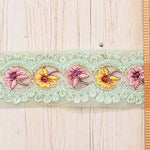 Indian embroidered ribbon, approx. 43mm wide - nomura tailor