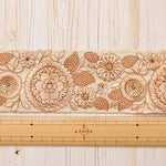 Indian embroidered ribbon, approx. 59mm wide - nomura tailor