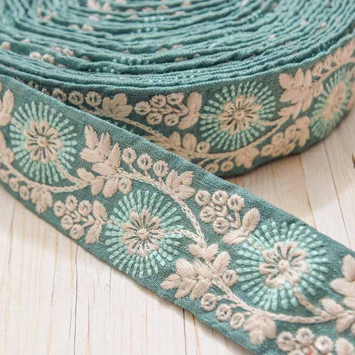 Indian embroidery ribbon about 36mm width - nomura tailor