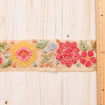 Indian embroidered ribbon, approx. 43mm wide - nomura tailor