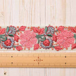 Indian embroidered ribbon, approx. 48mm wide - nomura tailor