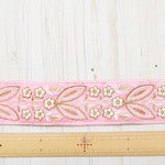 Indian Embroidered Ribbon, [Approx. 50mm Width] - nomura tailor
