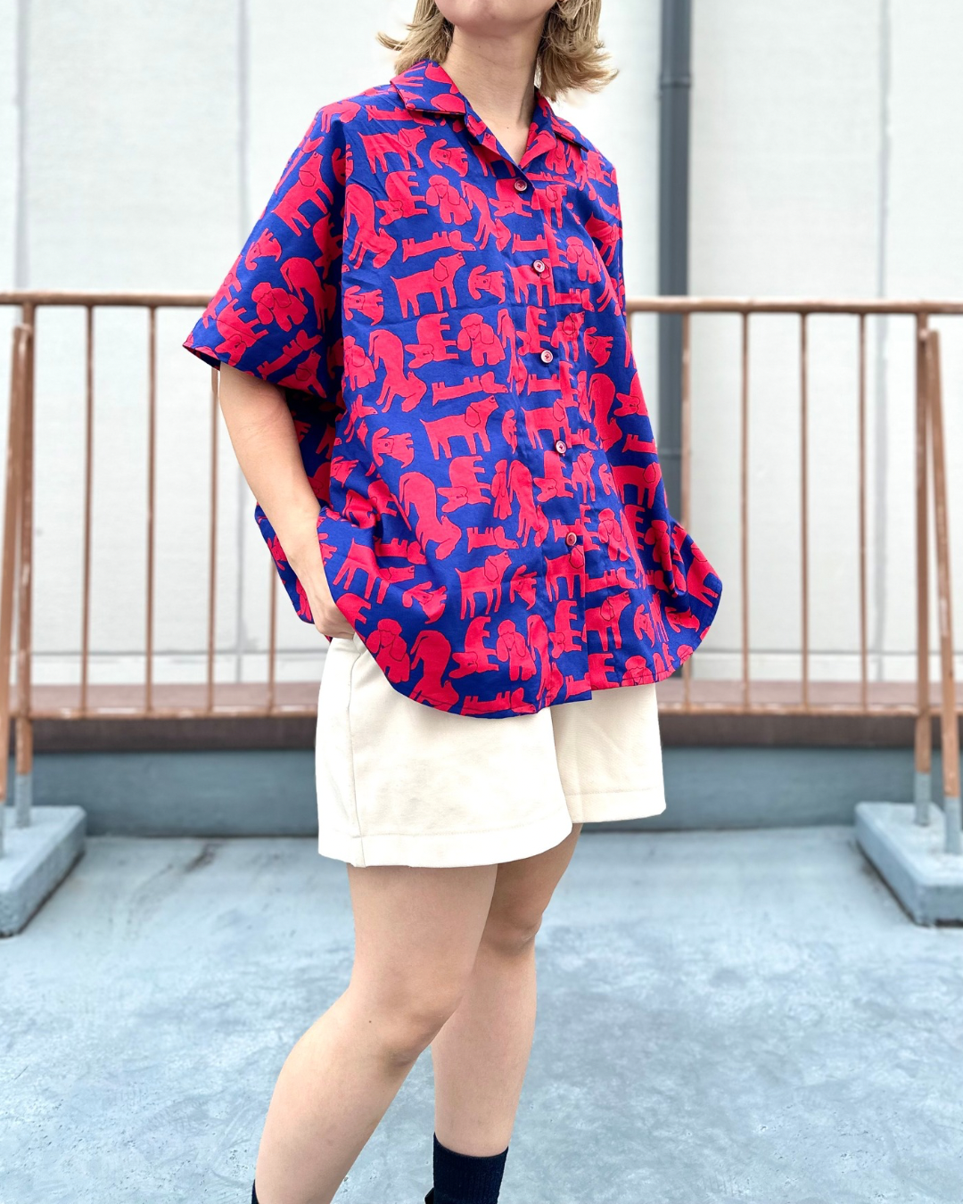 Pattern - Wide French Sleeve Shirt - nomura tailor