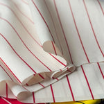 Cotton Broad Fabric - Pencil Stripe - nomura tailor