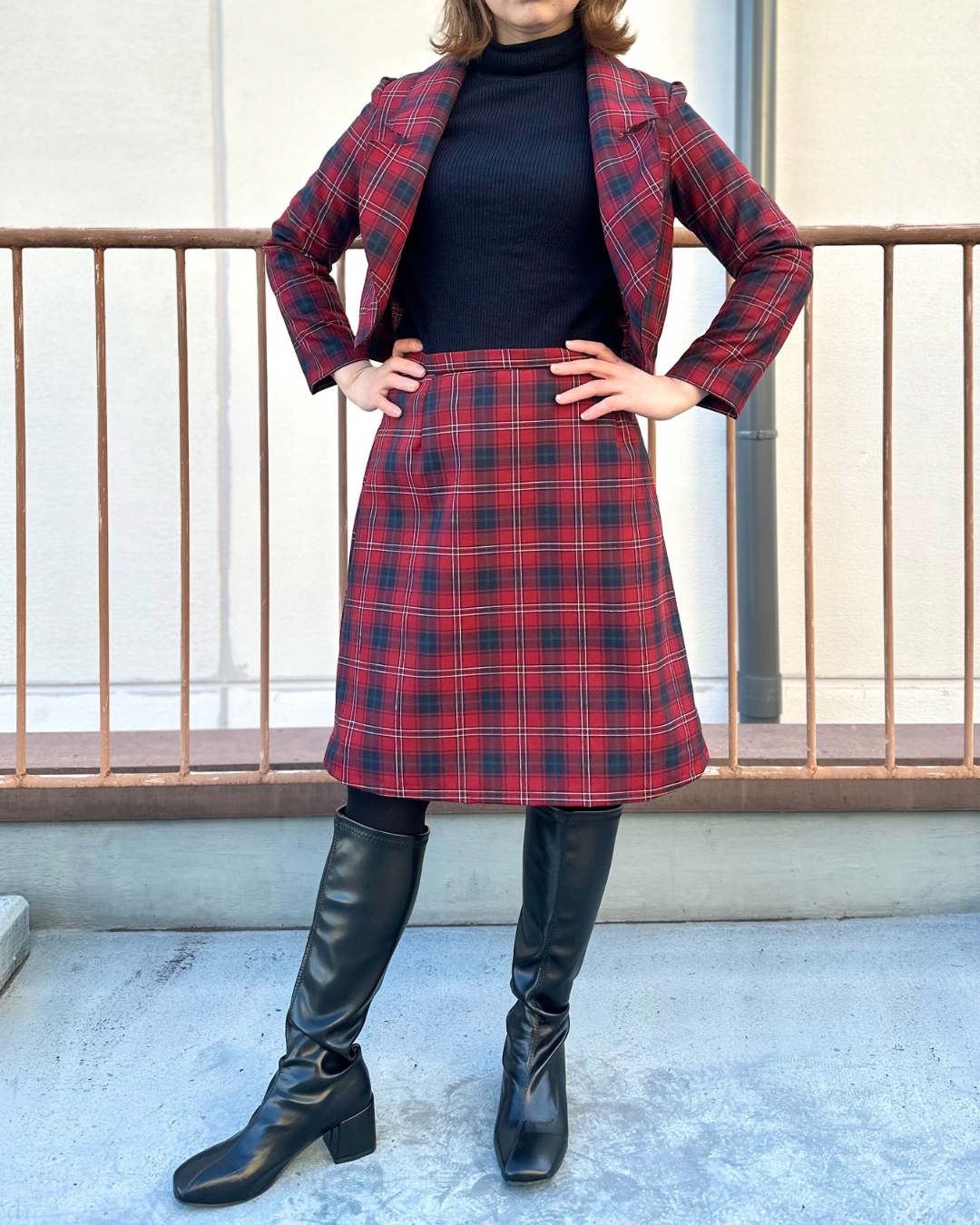 Pattern - Knee-Length A-Line Skirt - nomura tailor