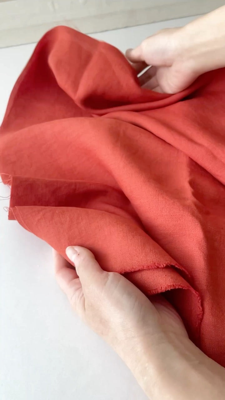Belgian Linen Air-In (Warm Tones) (2-065-203026-red) - nomura tailor