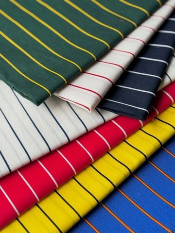 Cotton Broad Fabric - Pencil Stripe - nomura tailor
