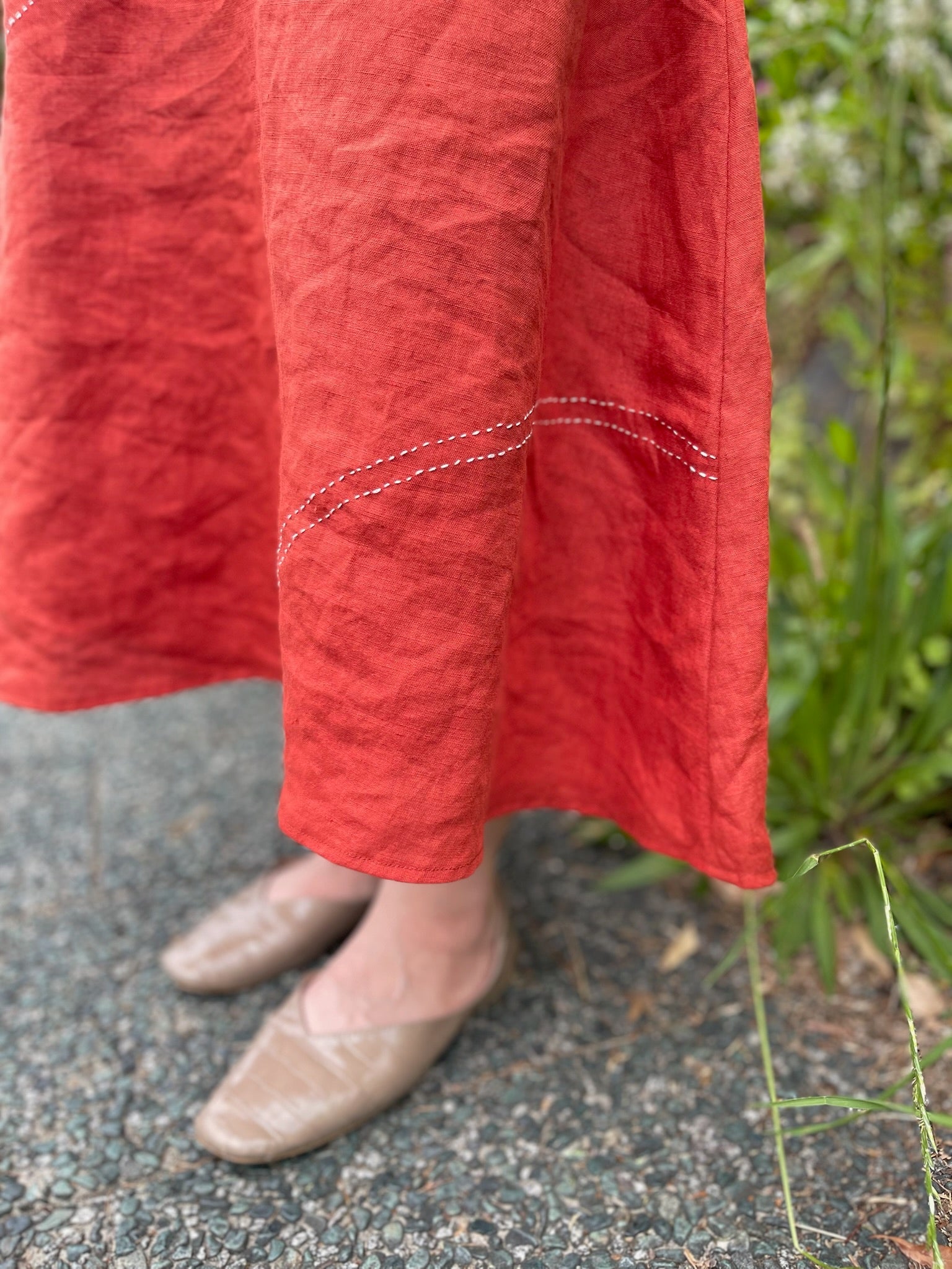 Belgian Linen Air-In (Warm Tones) (2-065-203026-red) - nomura tailor