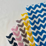 Cotton Oxford Fabric -  Wavy stripe pattern - nomura tailor