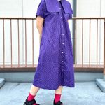 Cotton Oxford Fluorescent Printed Fabric -Petit Heart - nomura tailor