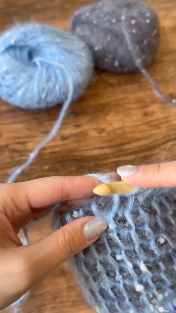 Clover Double-Ended Afghan Hook Needle Takumi - Jumbo - nomura tailor