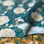 Cotton 10 Canvas Printed Fabric - Flowers - nomura tailor