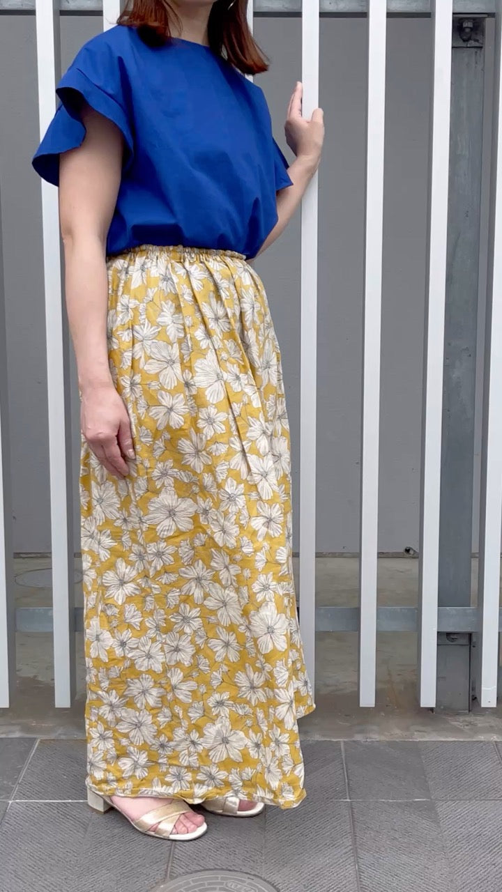 Pattern / Sewing Template – Ruffle Sleeve Blouse - nomura tailor