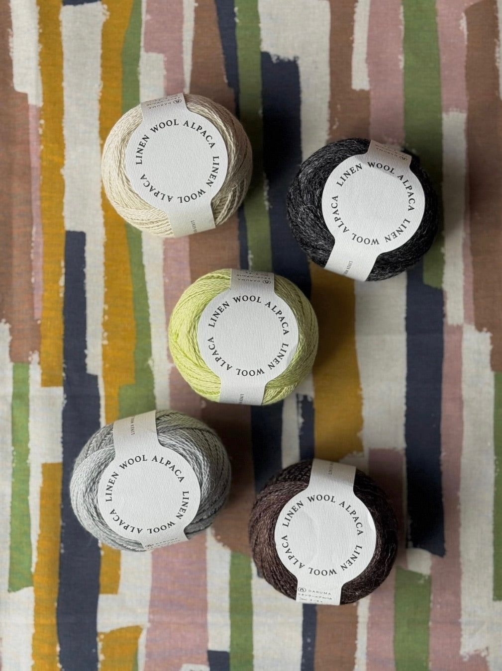 Yarn DARUMA Linen Wool Alpaca - nomura tailor